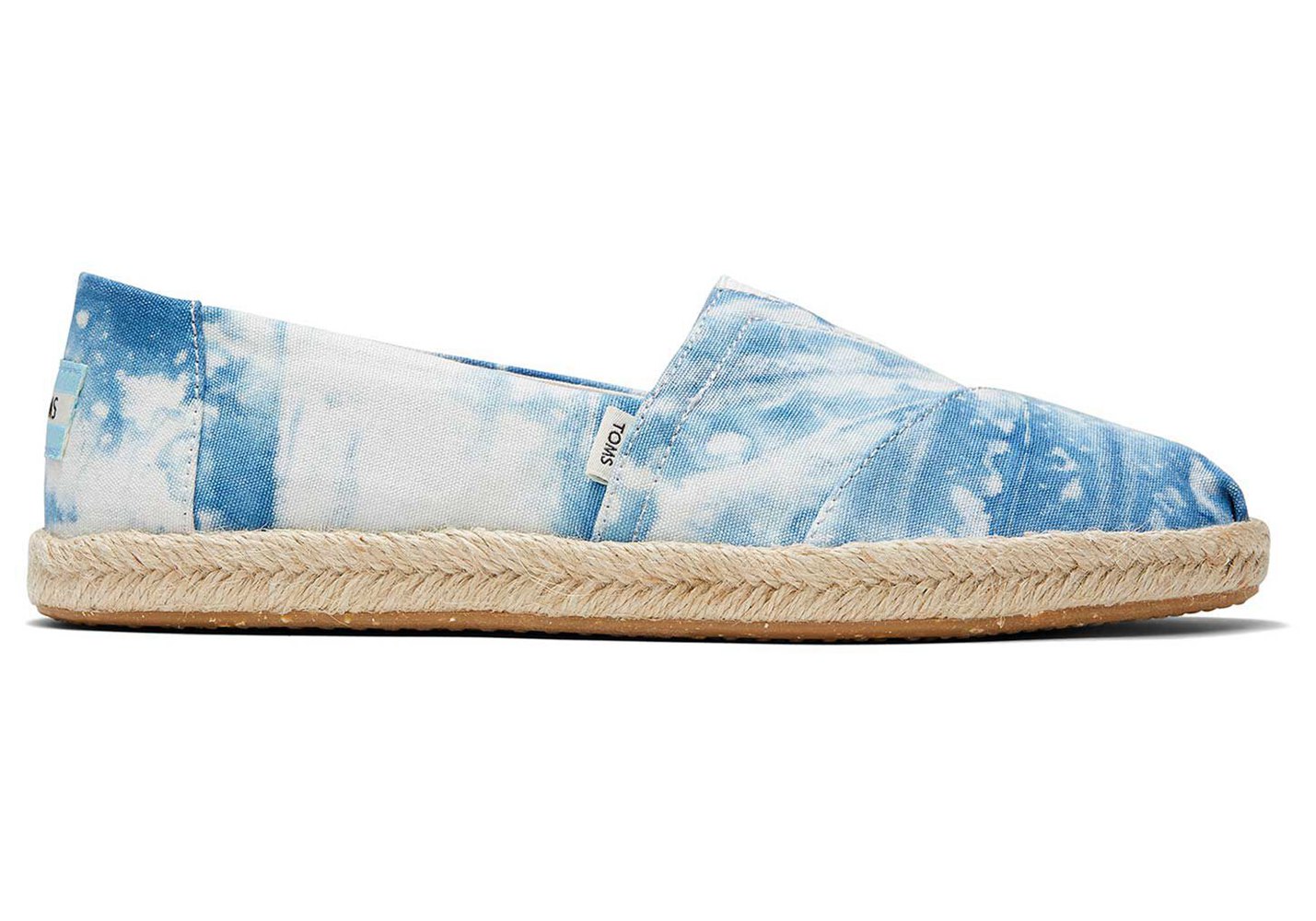 Toms Espadryle Damskie Niebieskie/Białe - Alpargata Plant Dye - 58LNCVOGB